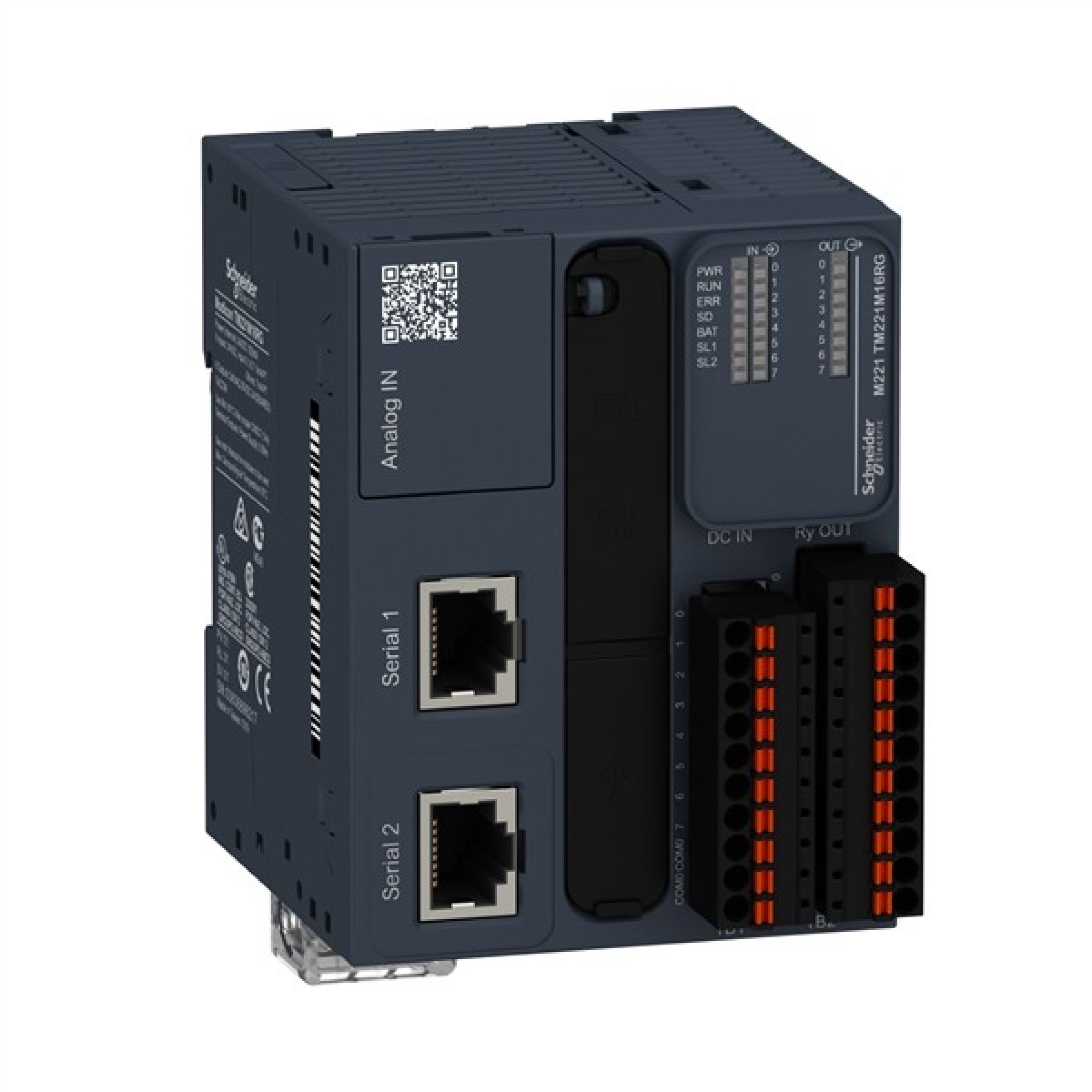 Schneider TM221M16RG Logic Controller M221-16 Input/Output Relay Spring