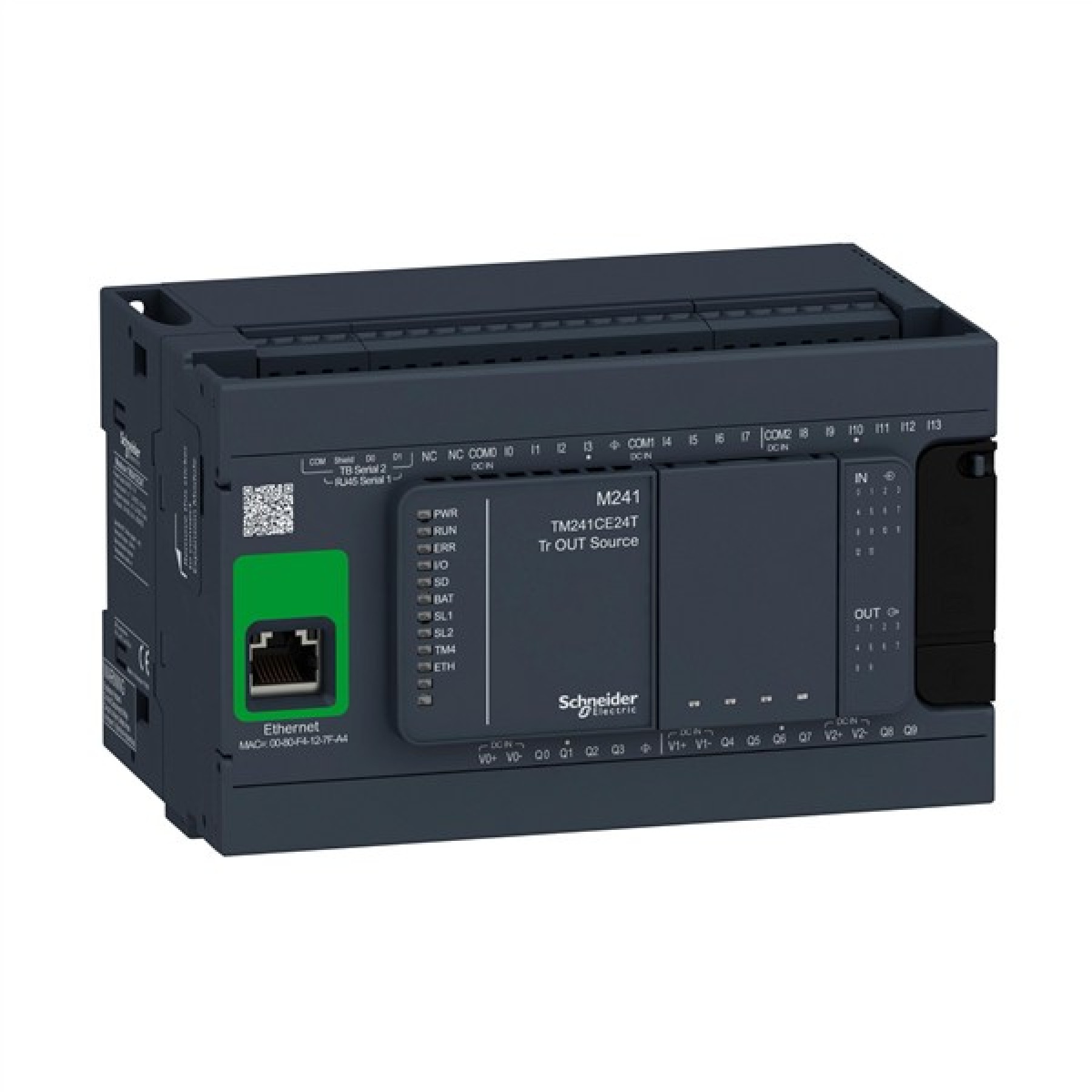 Schneider TM241CE24T Logic Controller M241-24Input/Output PNP Ethernet