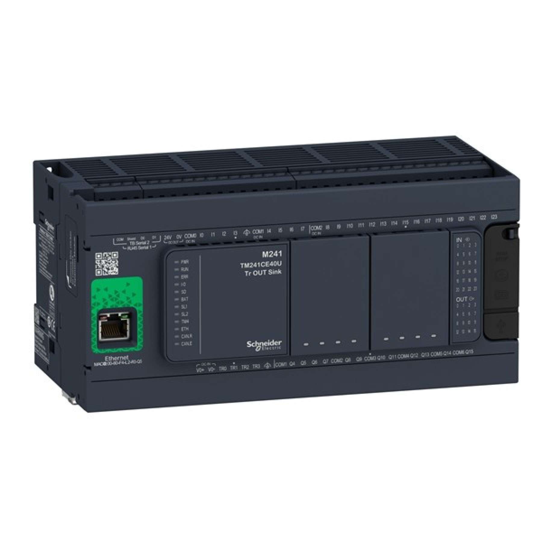 Schneider TM241CE40R Logic Controller M241-40Input/Output Relay Ethernet