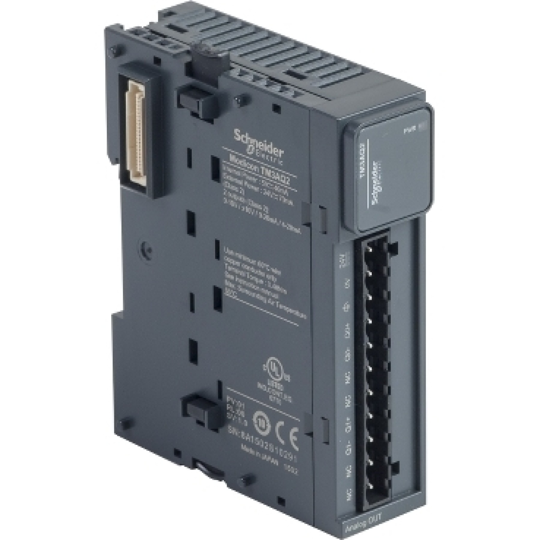 Schneider TM3AQ2 Modicon Tm3 - 2 Analog Outputs (Screw) 24Vdc