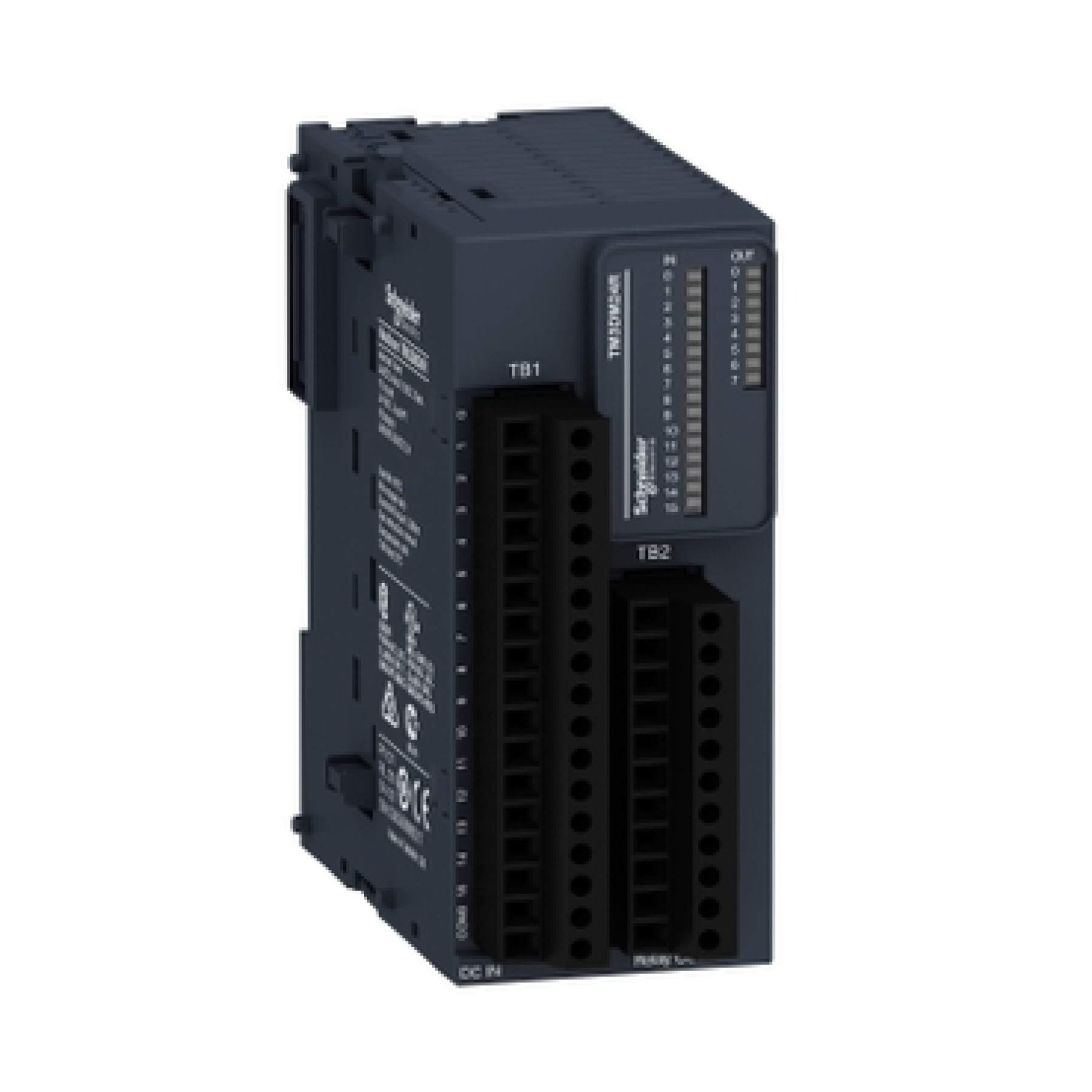 Schneider TM3DM24R Modicon Tm3 - 24 I/O (16 Inputs 8 Relay Outputs Screw) 24Vdc