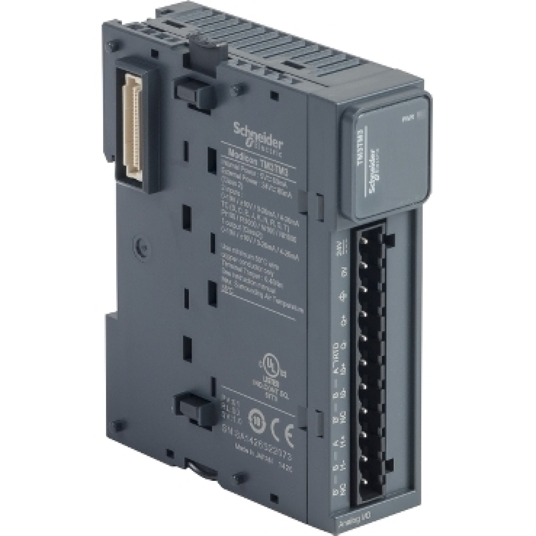 Schneider TM3TM3 Modicon Tm3 - 2 Analog Or Temperature Inputs 1 Analog Output (Screw) 24Vdc