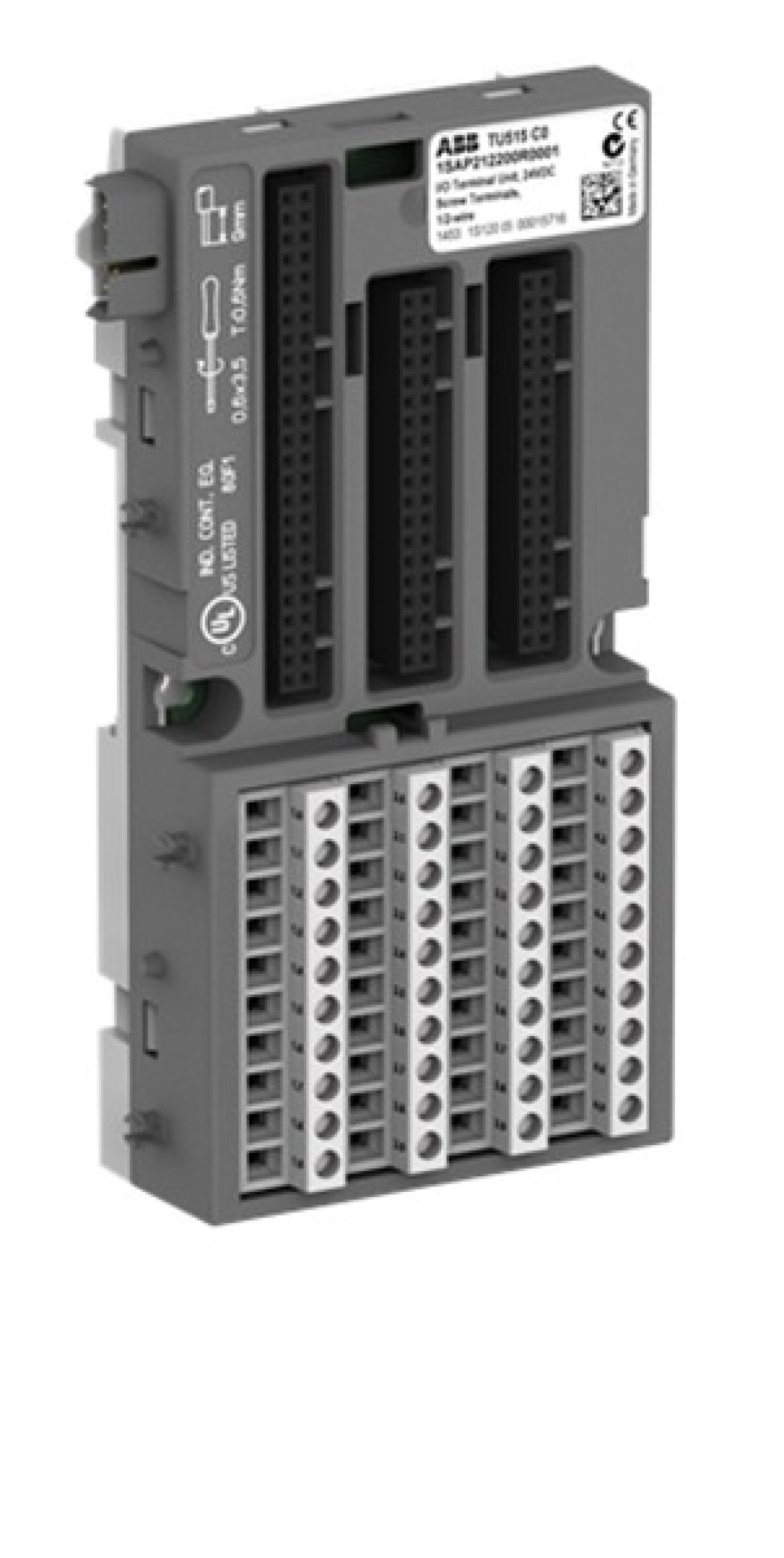 ABB TU515 S500 I/O Terminal Unit 24VDC Screw-for DC I/O Modules