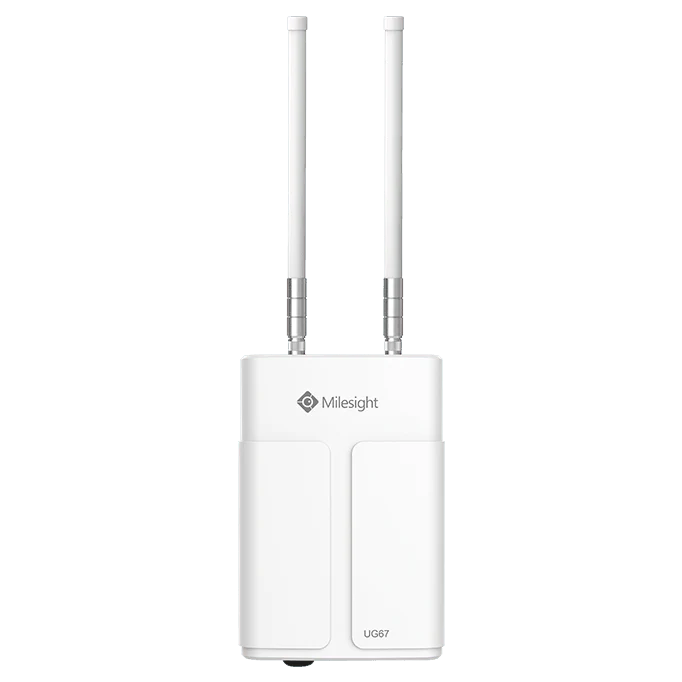 Milesight UG65 LoRaWAN Gateway External Antenna with Cellular EU868 Europe with EU plug