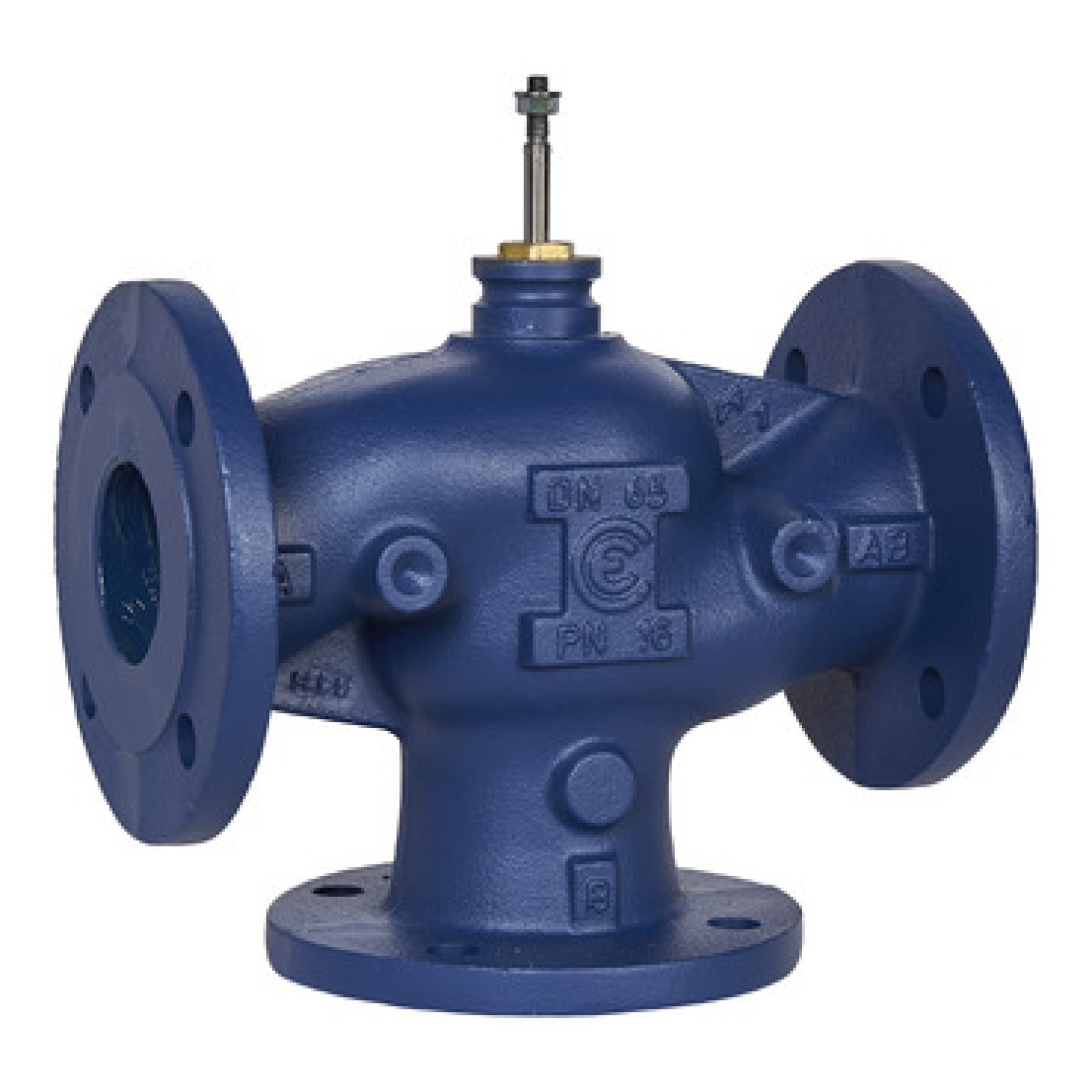 Schneider VG311F-100C 100mm 3 Port Flanged Cast Iron Globe Valve PN16 with Kvs 130