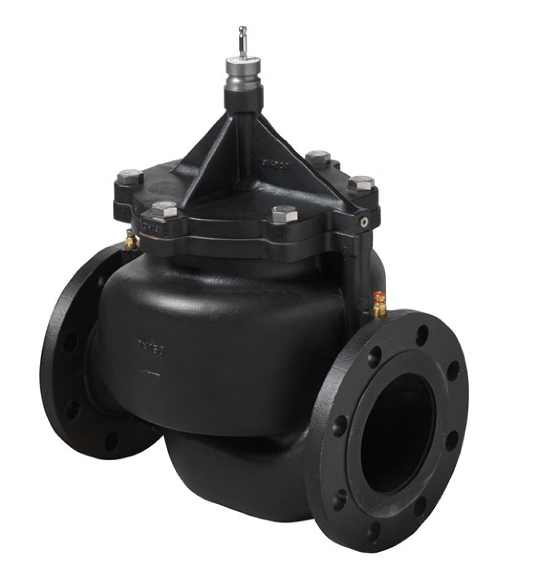 Siemens VPF43.200F280 DN200 2 Port Flanged Grey Cast Iron Pressure Independent Pn16. Pre Adjustable Volumetric Flow 130 280M3 H Complete With Pressure Test Points.