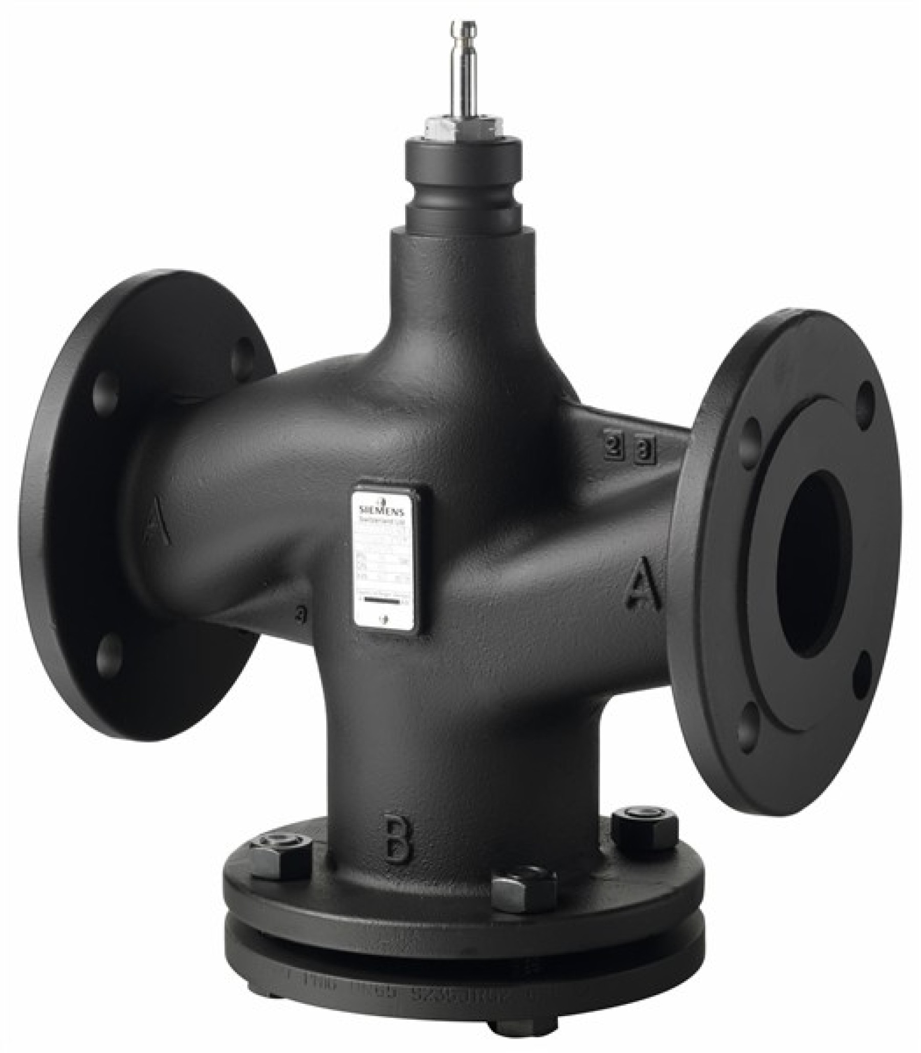 Siemens VVF43.80-100 80mm 2 port flanged cast iron Globe Valve with stainless steel trim PN16 20 to +220-C kvs 100
