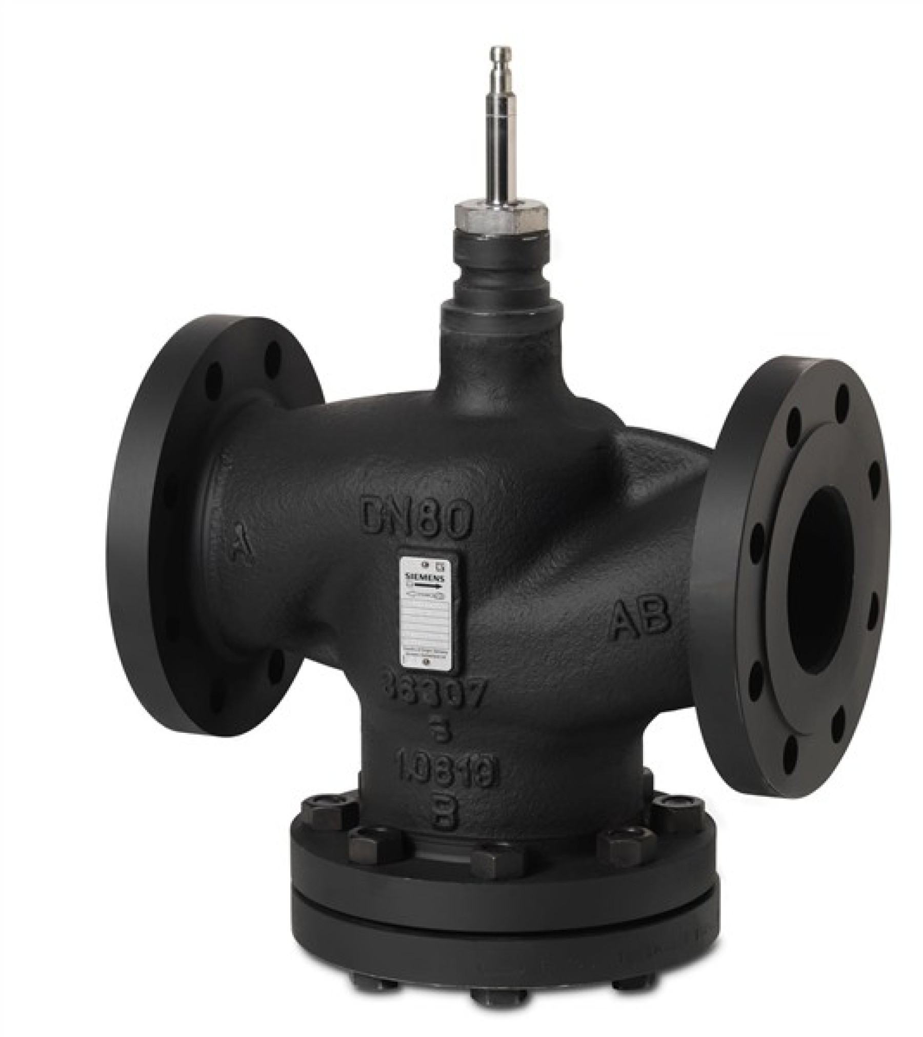 Siemens VVF63.80-80 80mm 2 port flanged cast steel Globe Valve PN40 kvs 80