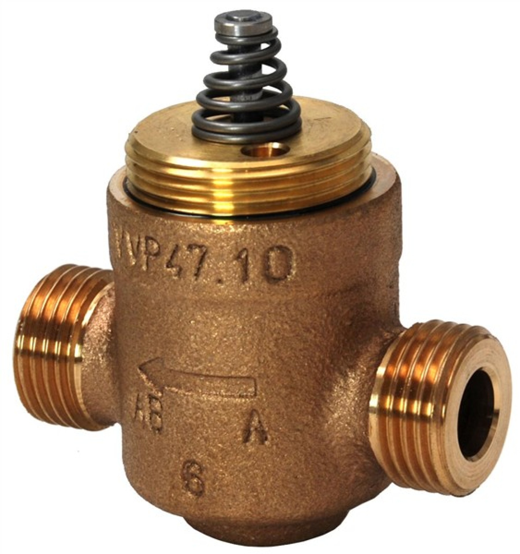 Siemens VVP47.10-0.25 2.5mm Stroke 10mm DN10 2 Port Valve Suitable For Copper Pipework.Flat Faced Pn16 Kvs = 0.25