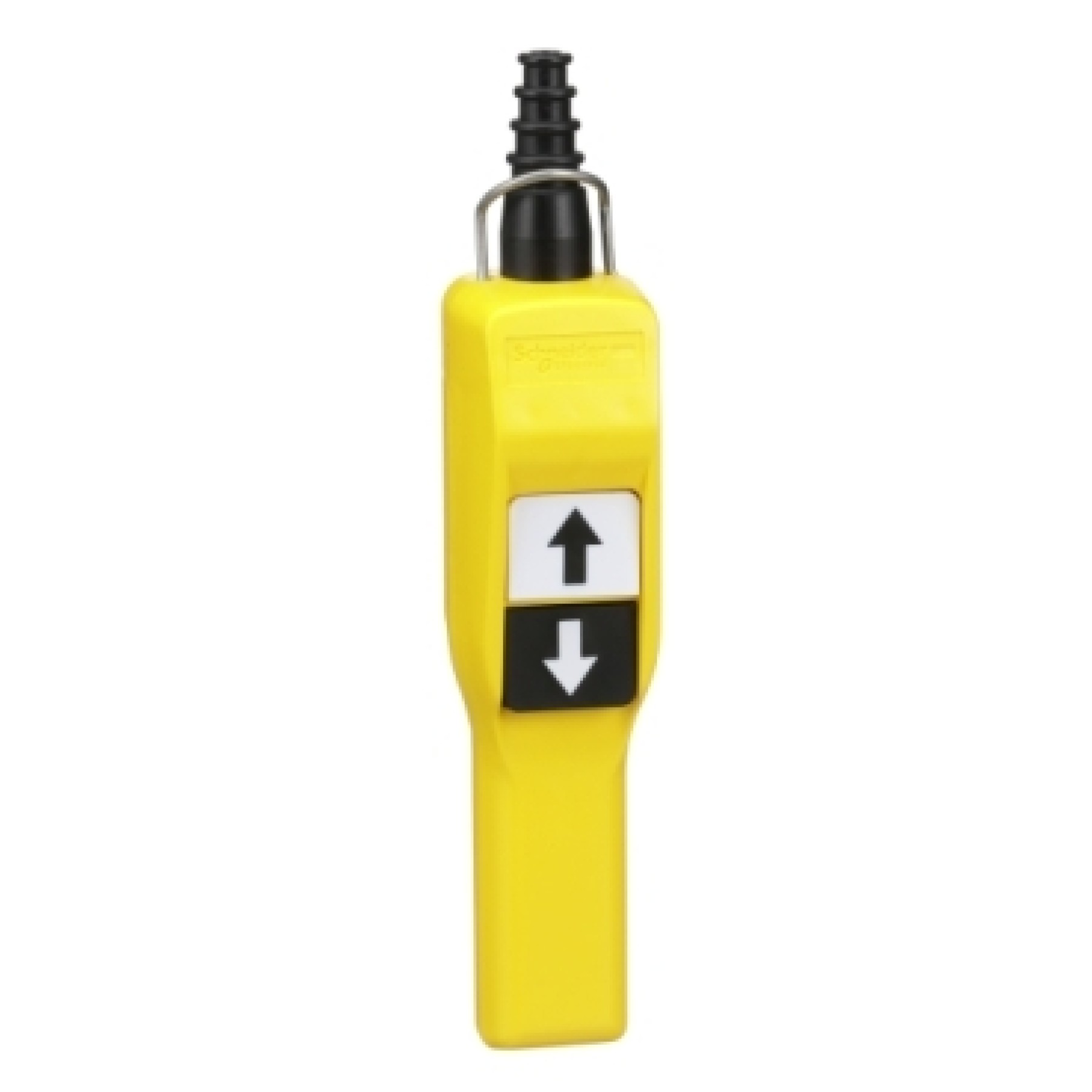 Schneider XACA201 Pendant control station plastic yellow pistol grip 2 push buttons