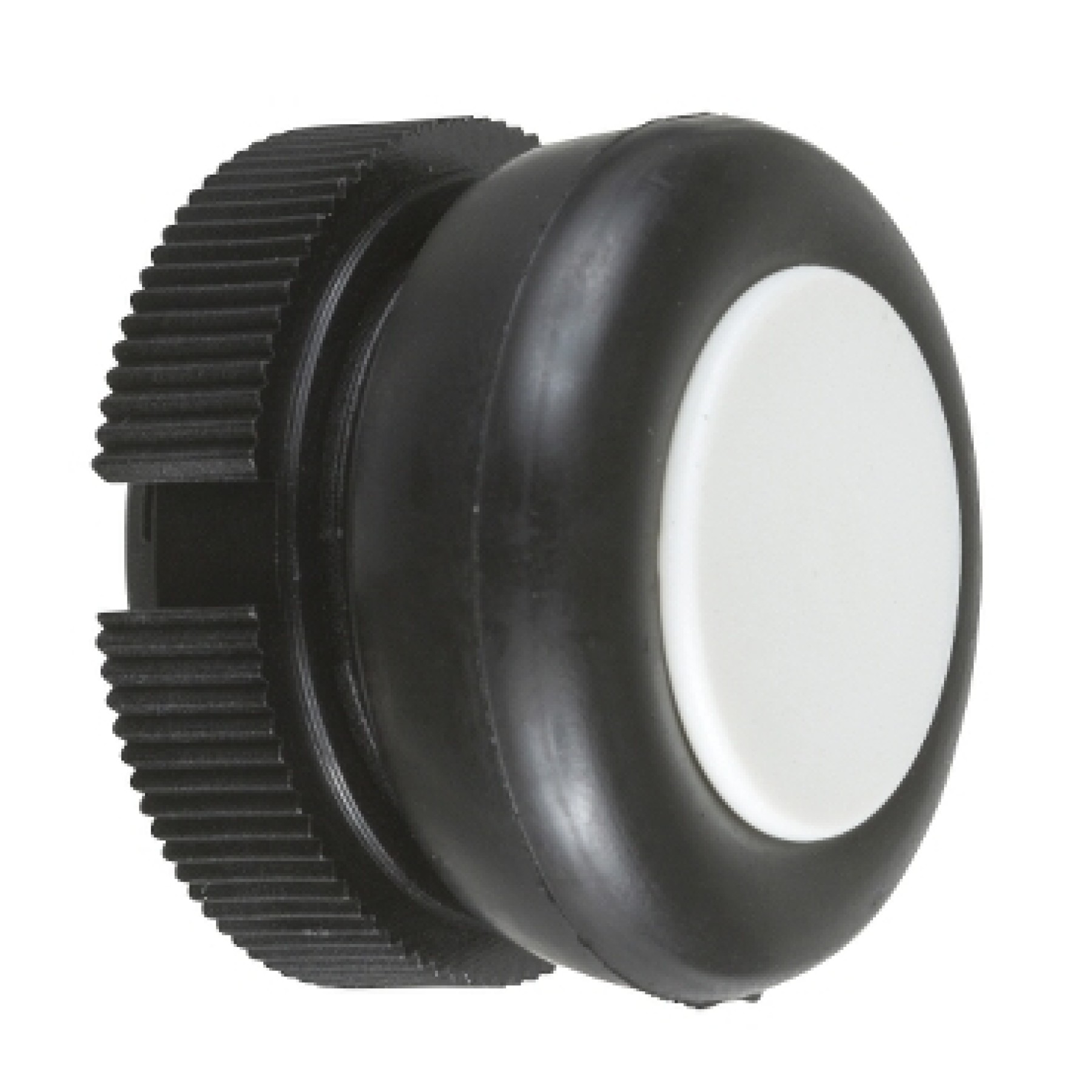 Schneider XACA9411 round head for pushbutton - spring return - XACA - white - booted