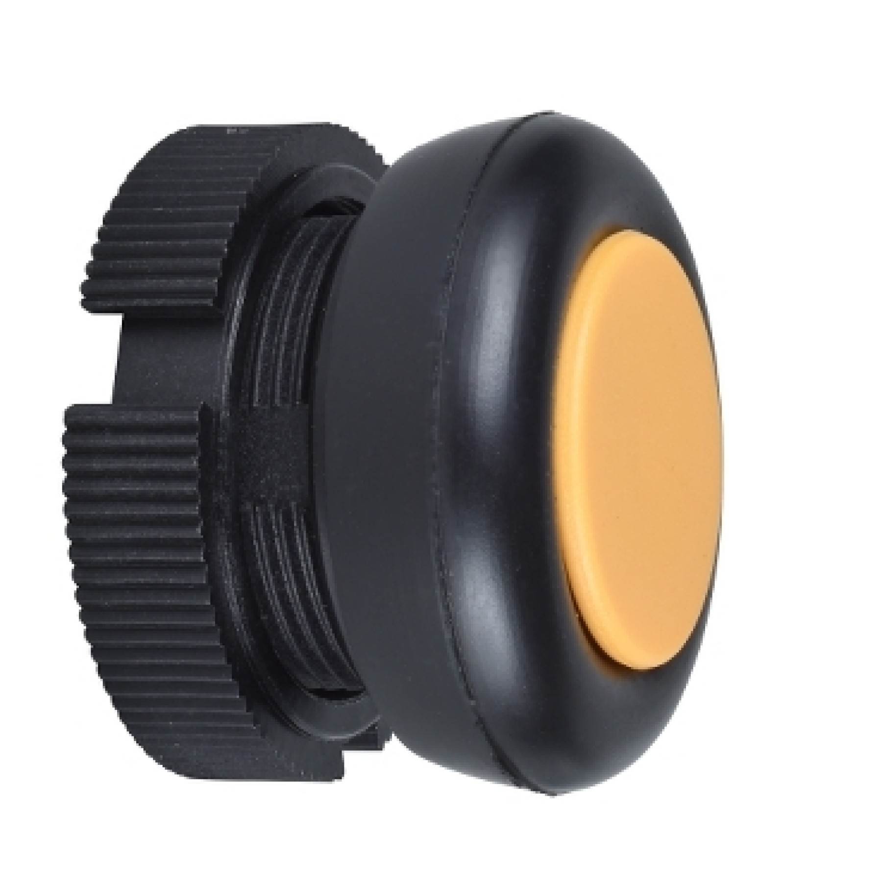 Schneider XACA9415 round head for pushbutton - spring return - XACA - YELLOW - booted