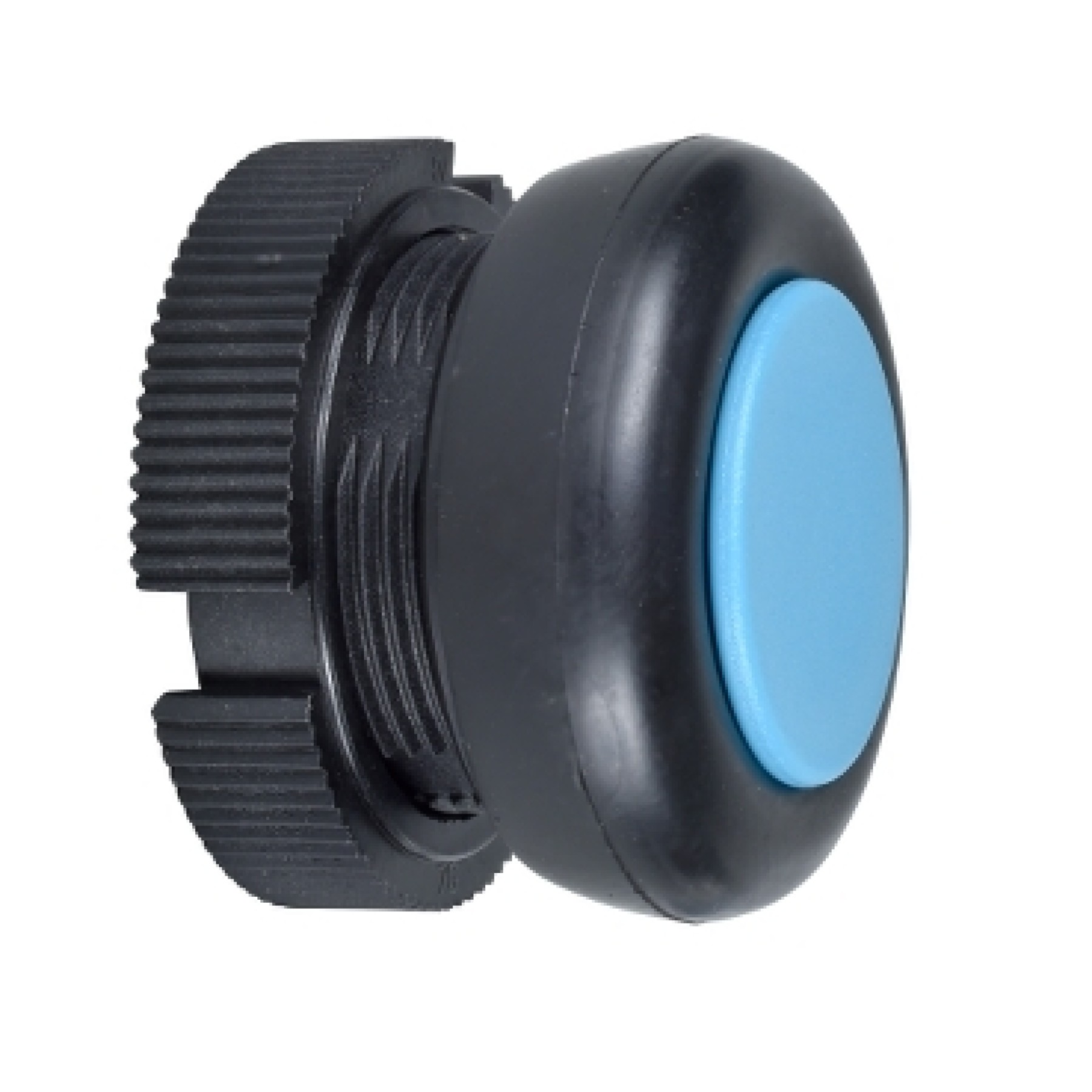 Schneider XACA9416 round head for pushbutton - spring return - XACA - BLUE - booted