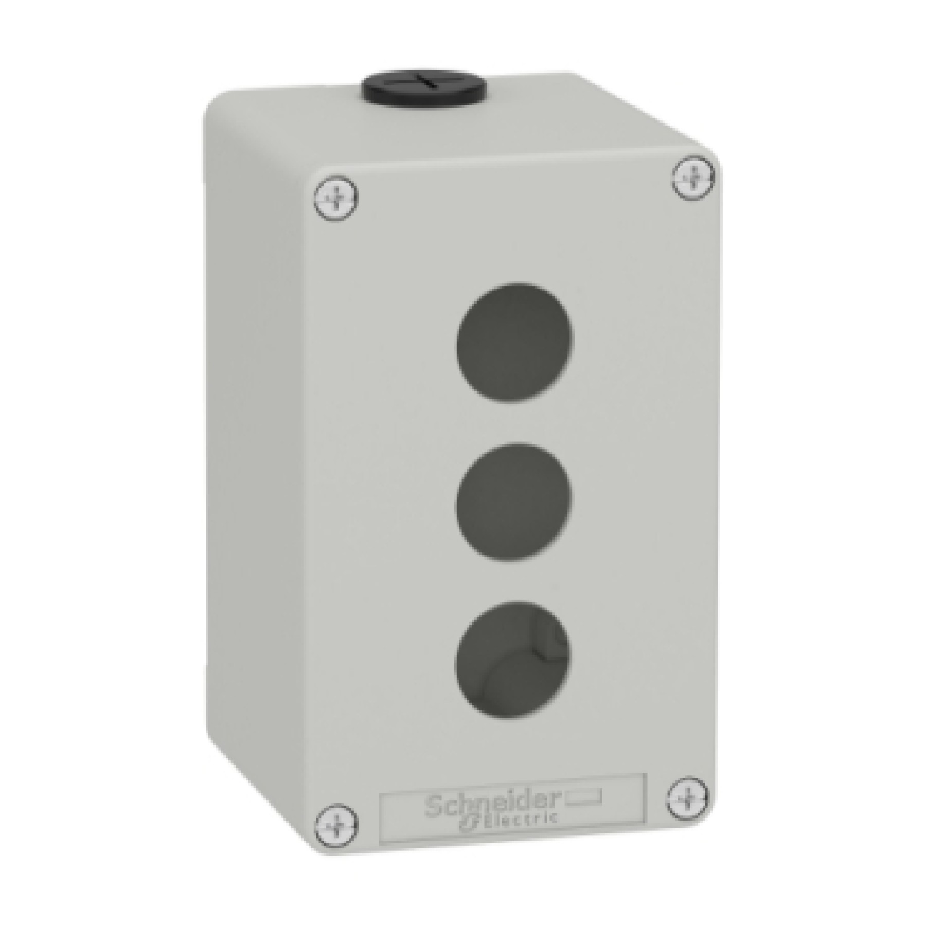 Schneider XAPD2503 Harmony XAP XB2 SL Empty control station zinc alloy grey M20 3 cut-outs 22mm 80 x 130 x 77 UL cULus