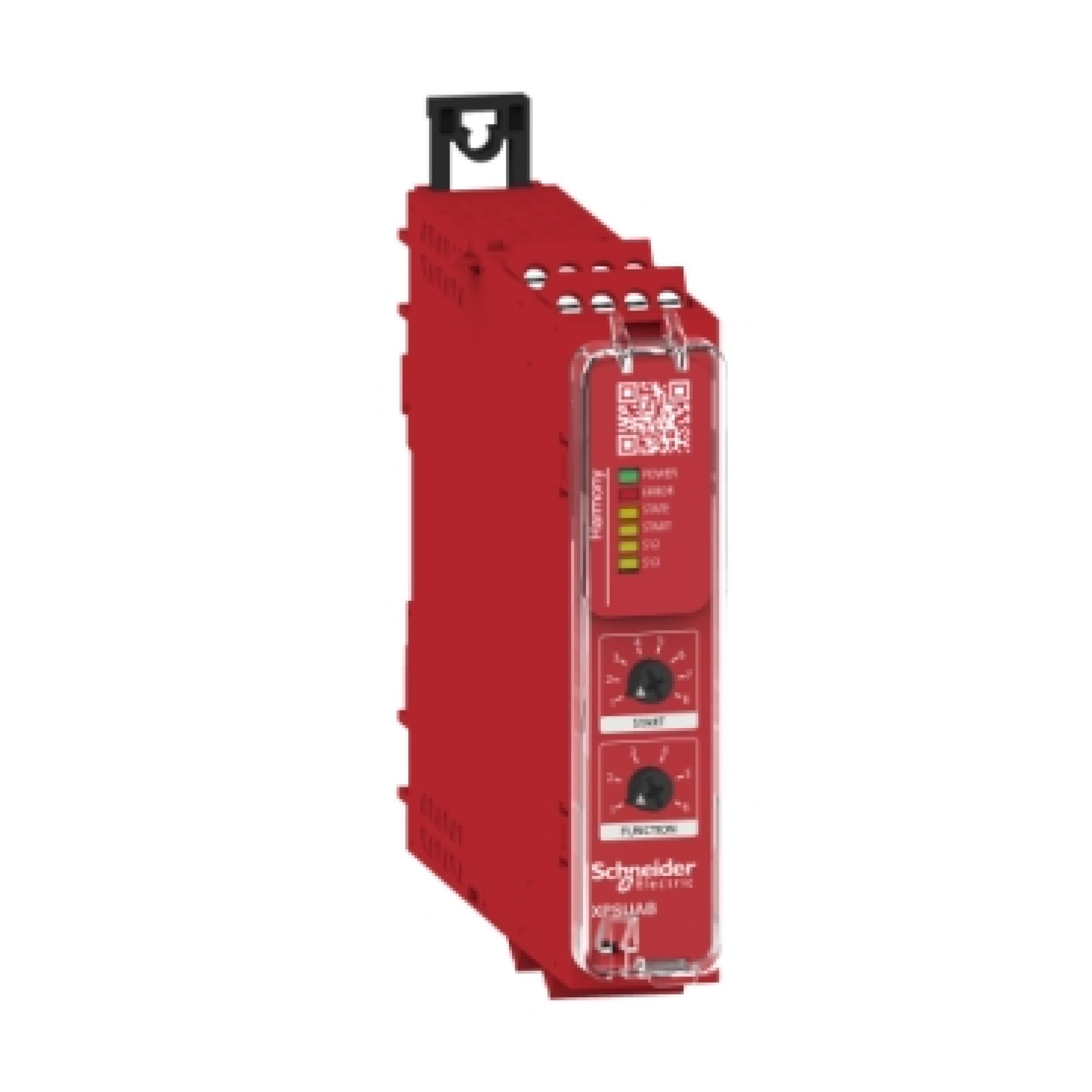 Schneider XPSUAB31CP Preventa module Cat.1 potential free NC/NC NO/NC & PNP/PNP 48-240vac/dc screw