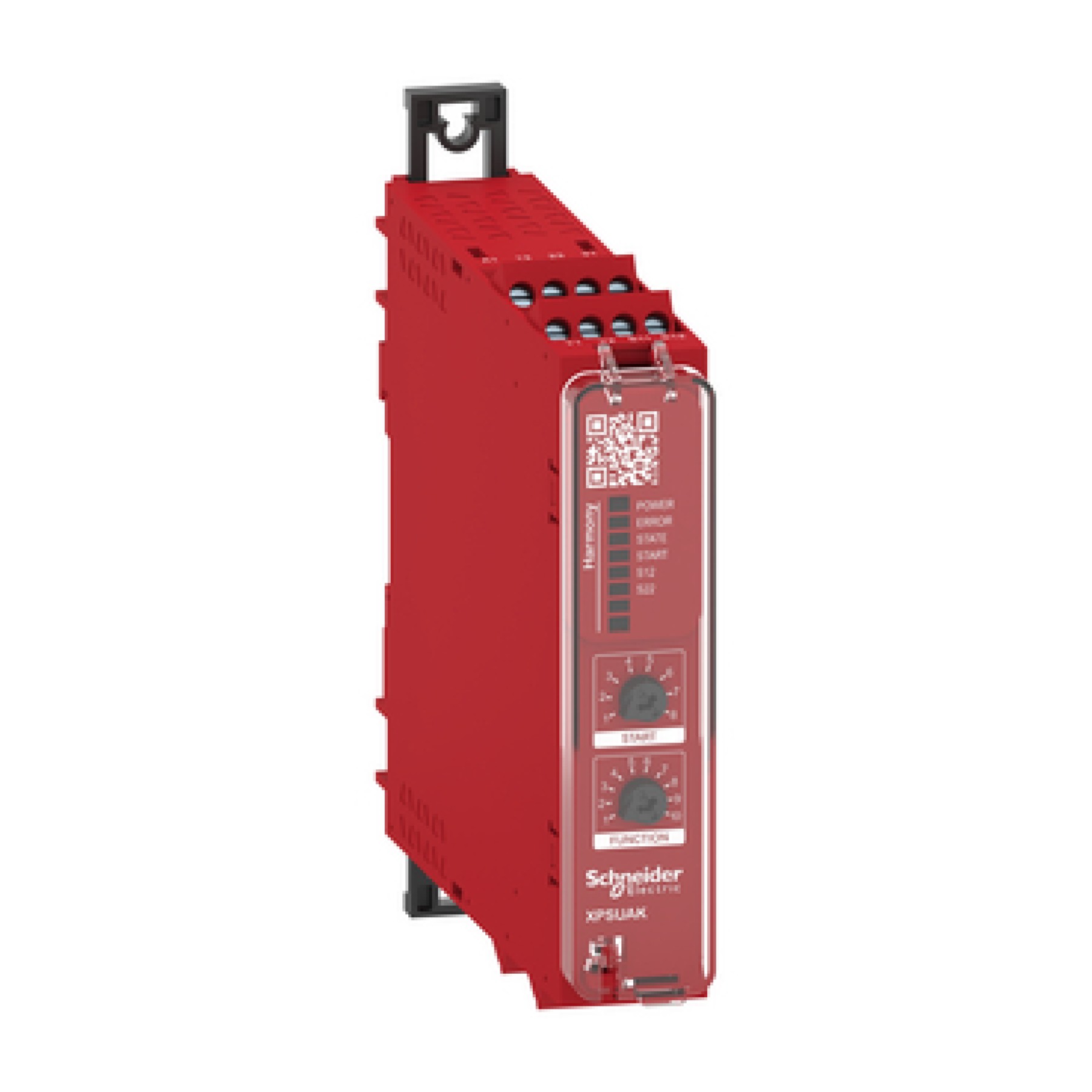 Schneider XPSUAK32AP Preventa module Cat.4 features XPSUAF + PNP/NPN safety mat 48-240vac/dc screw