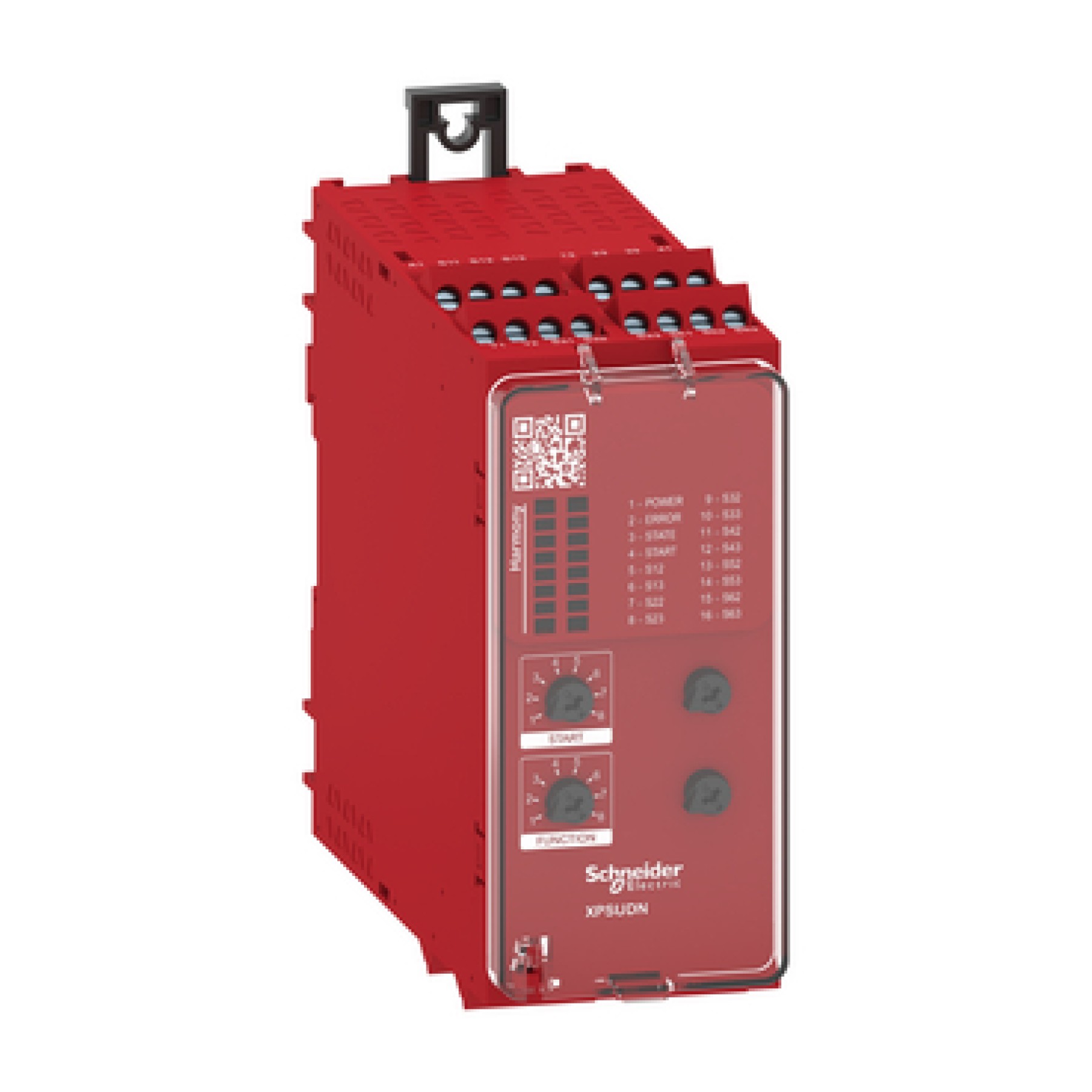 Schneider XPSUDN13AP Preventa module Cat.4 features 6*XPSUAF 24vac/dc screw