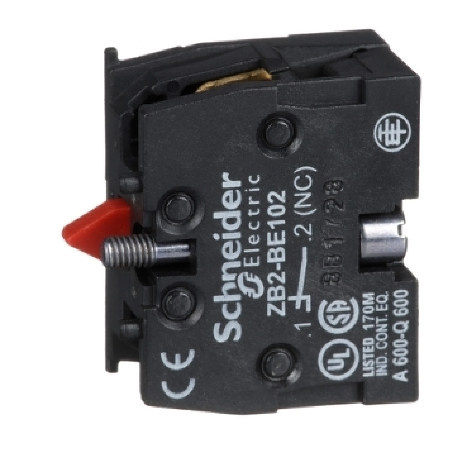 Schneider ZB2BE102 Normally Closed Contact Block