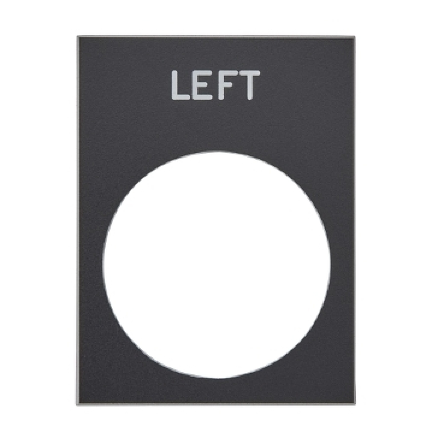 Schneider ZB2BY2310 LEGEND PLATE "LEFT"