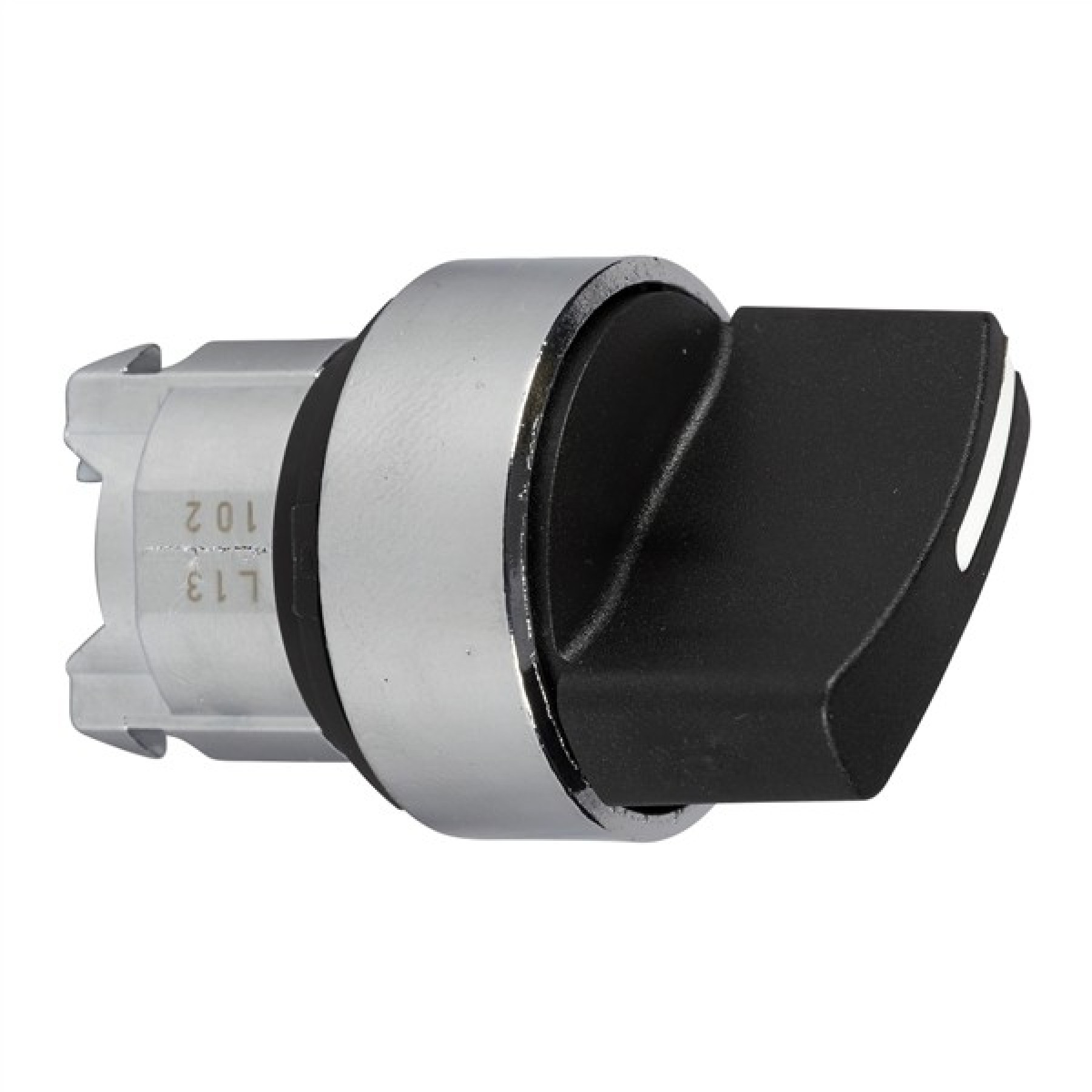 Schneider ZB4BD4 Electric Head for selector switch Harmony XB4 metal black 22mm 2 positions spring return from right to left