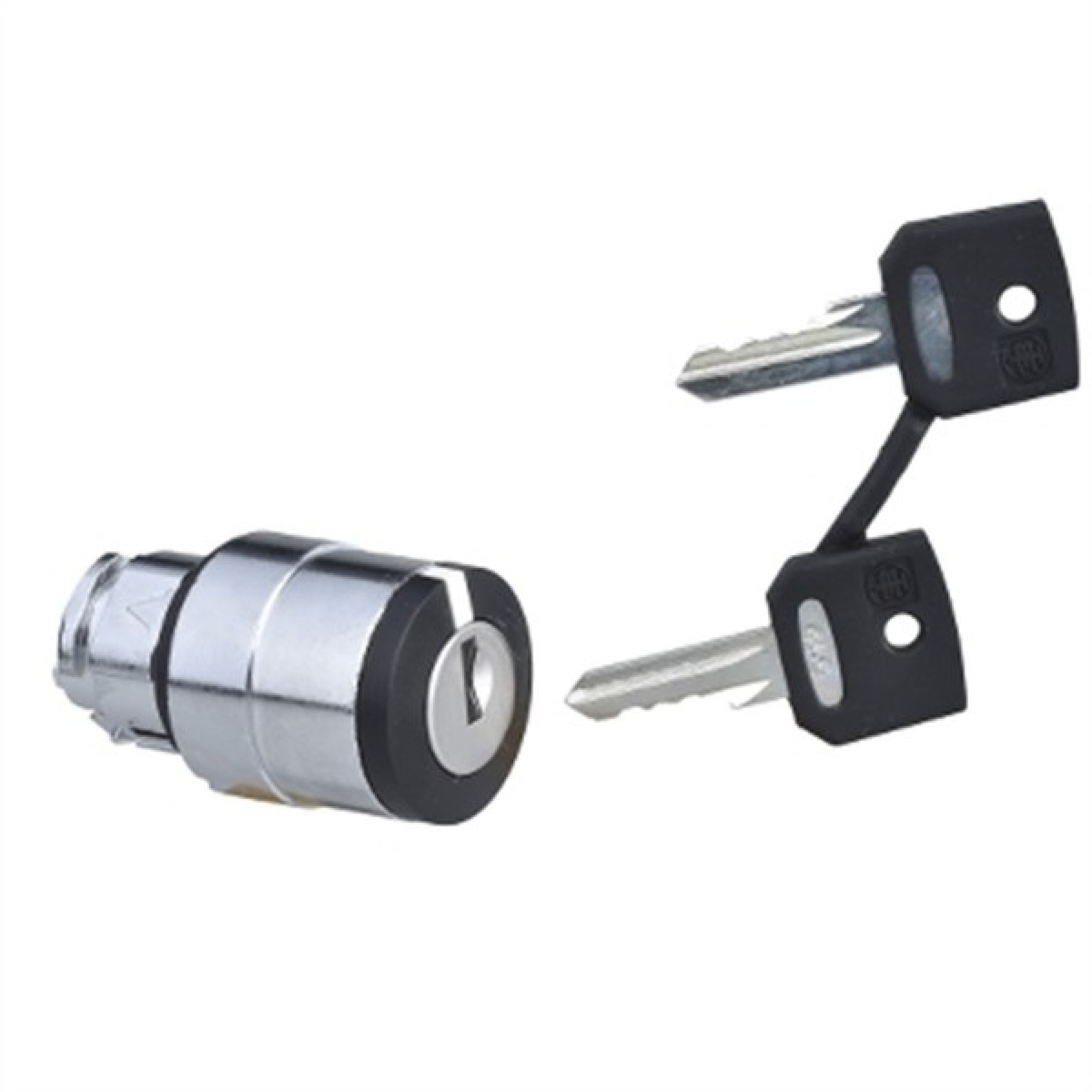 Schneider ZB4BG1 Electric Head for key selector switch Harmony XB4 black key 22mm 3 positions right key withdrawal spring return key 455