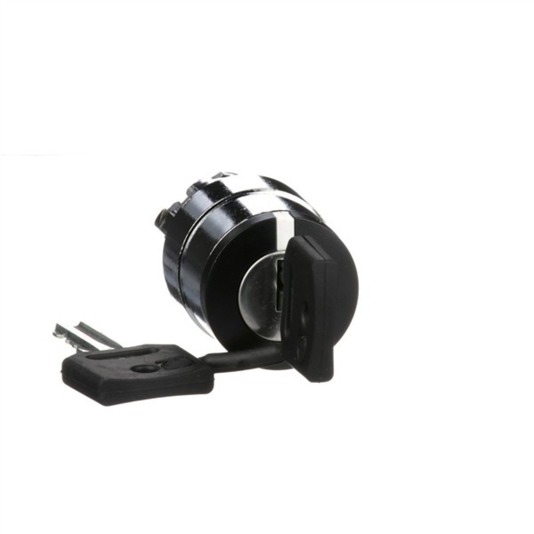 Schneider ZB4BG4 Electric Key switch selector head Harmony XB4 metal black 22mm key 455 2 positions stay put