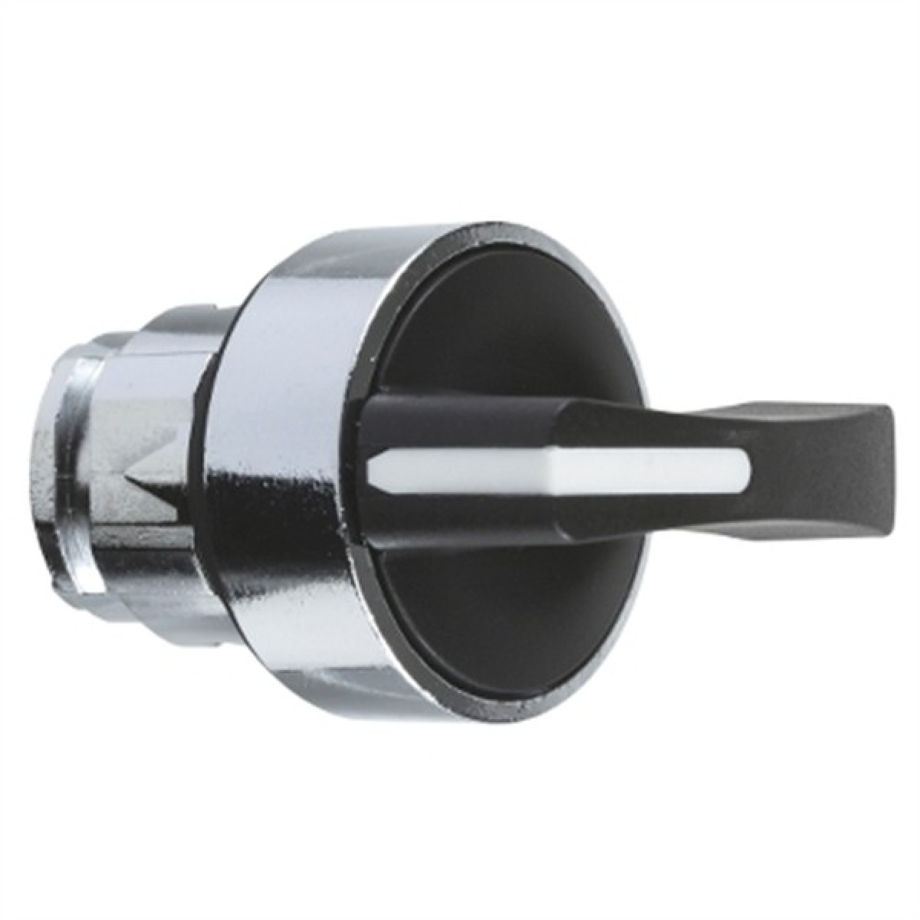 Schneider ZB4BJ8 Electric Head for selector switch Harmony XB4 metal black 22mm long handle 3 positions spring return right to center
