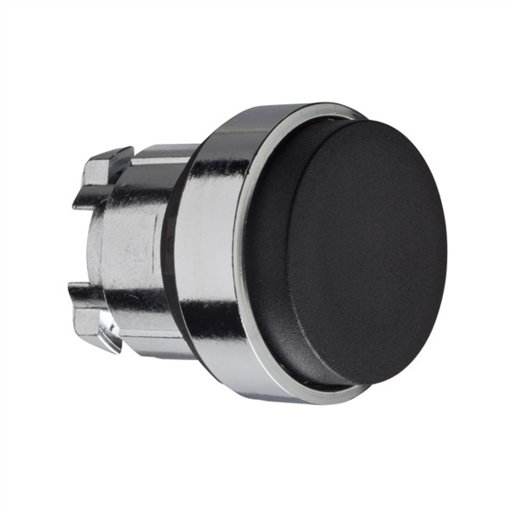 Schneider ZB4BL2 Electric black projecting pushbutton head 22mm spring return unmarked
