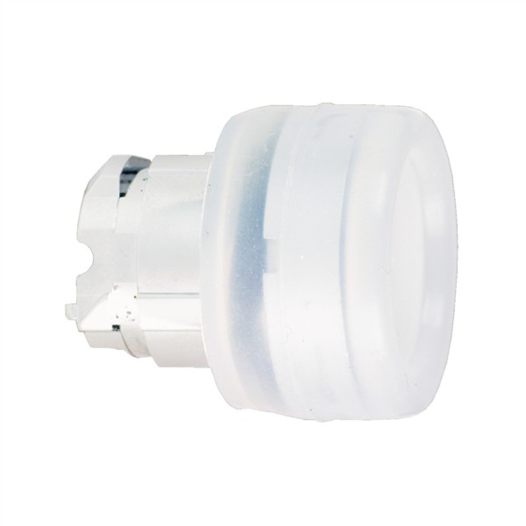 Schneider ZB4BP1 Electric Push button head metal projecting white 22mm spring return booted unmarked