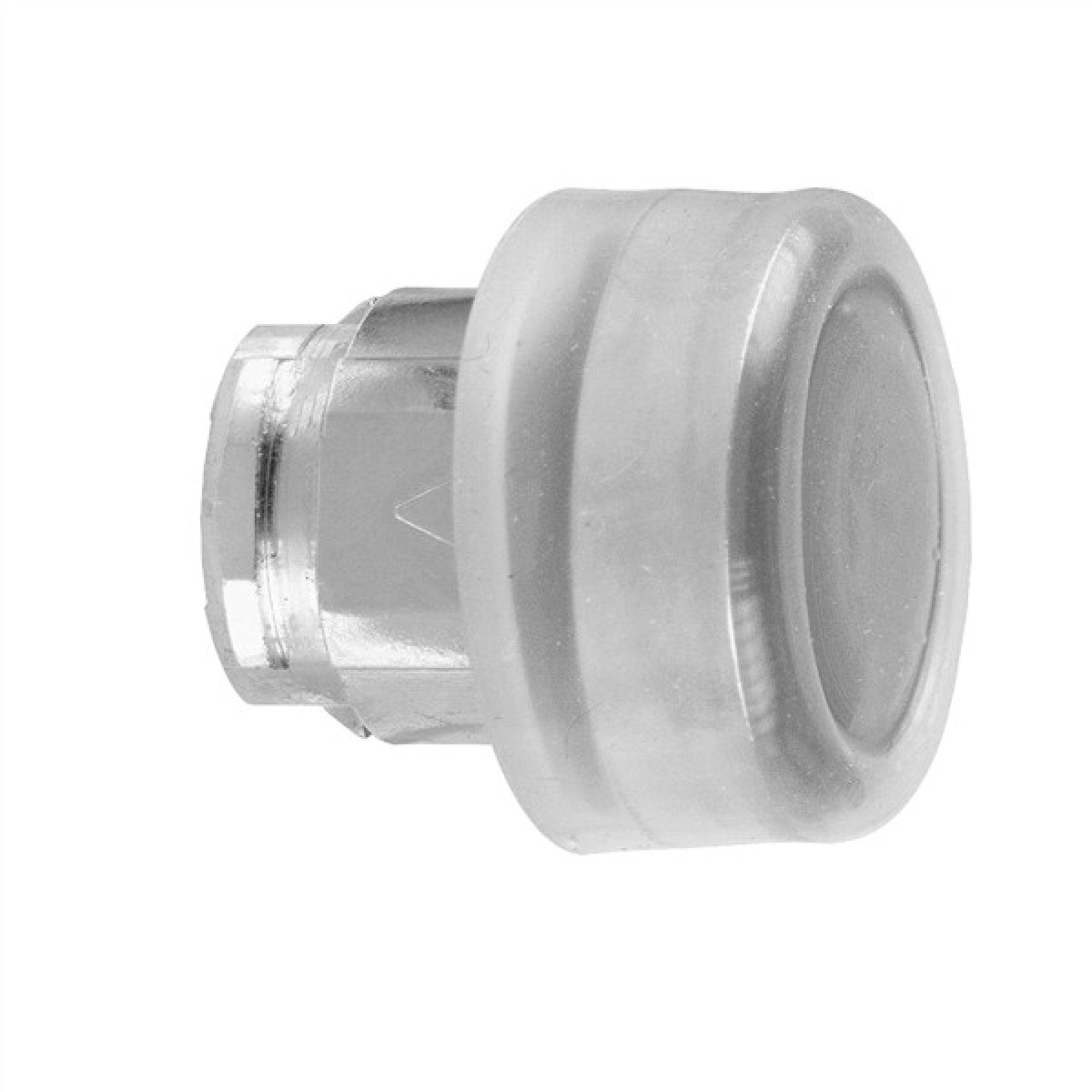 Schneider ZB4BP2 Electric Push button head metal projecting black 22mm spring return booted unmarked