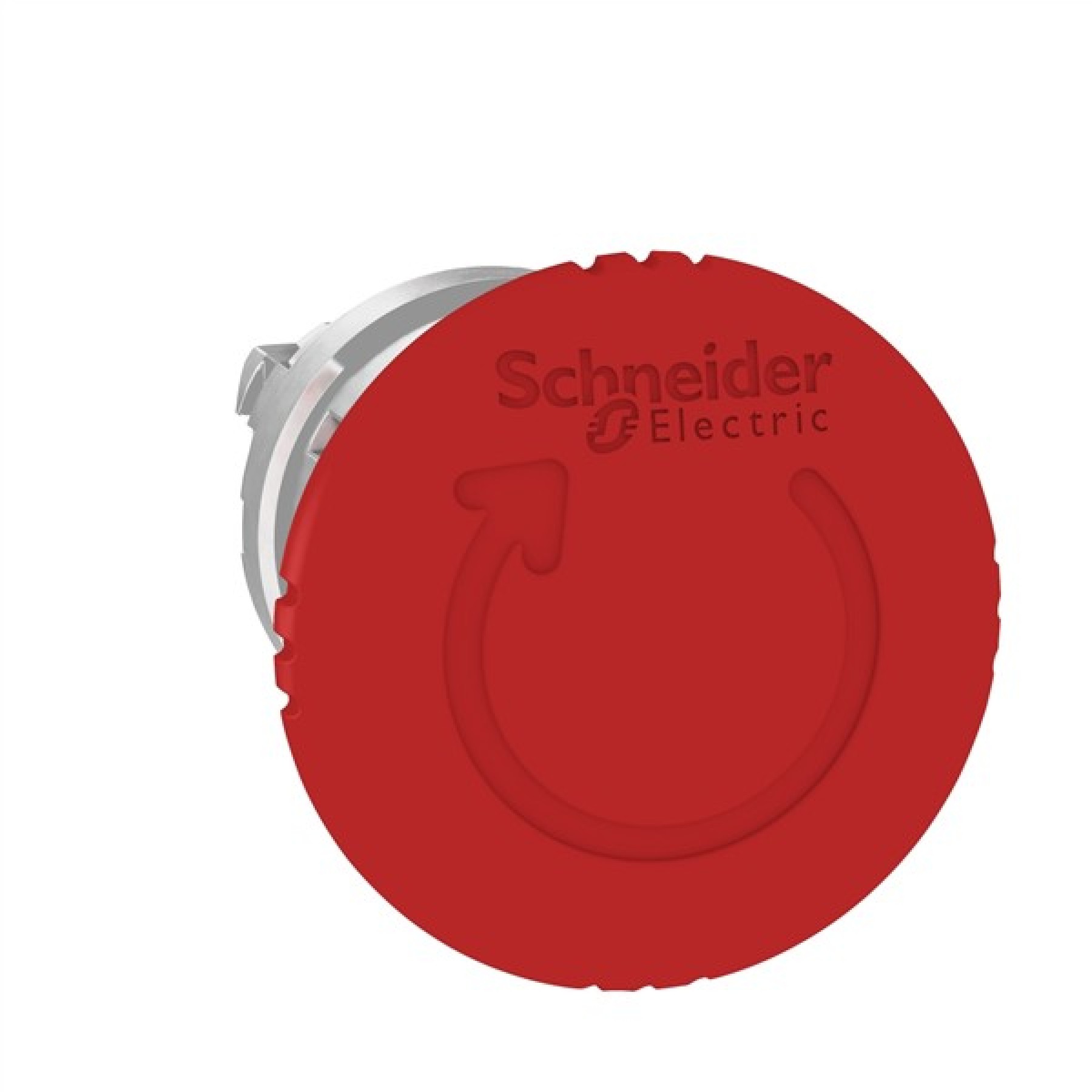 Schneider ZB4BS844 Electric Emergency stop head switching off metal red 40mm mushroom 22mm trigger latching turn to release emergency stop