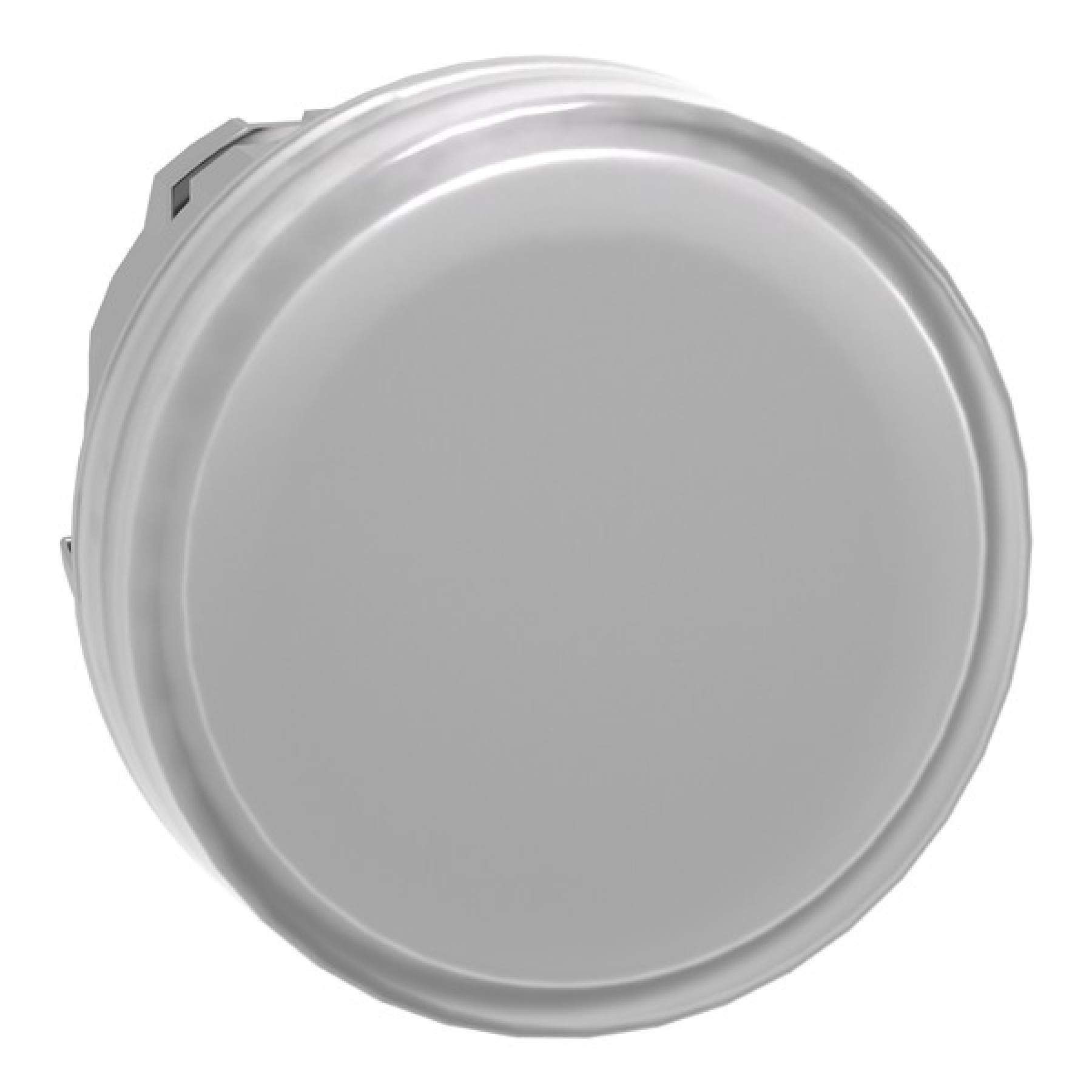 Schneider ZB4BV013 Electric Head for pilot light Harmony XB4 metal white 22mm universal LED plain lens