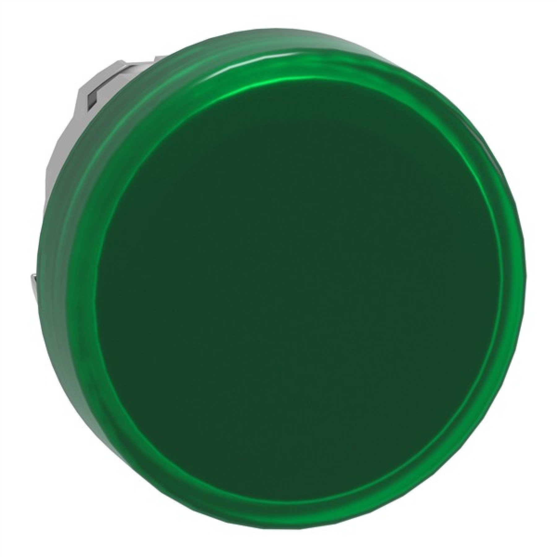 Schneider ZB4BV033 Electric Head for pilot light Harmony XB4 metal green 22mm universal LED plain lens
