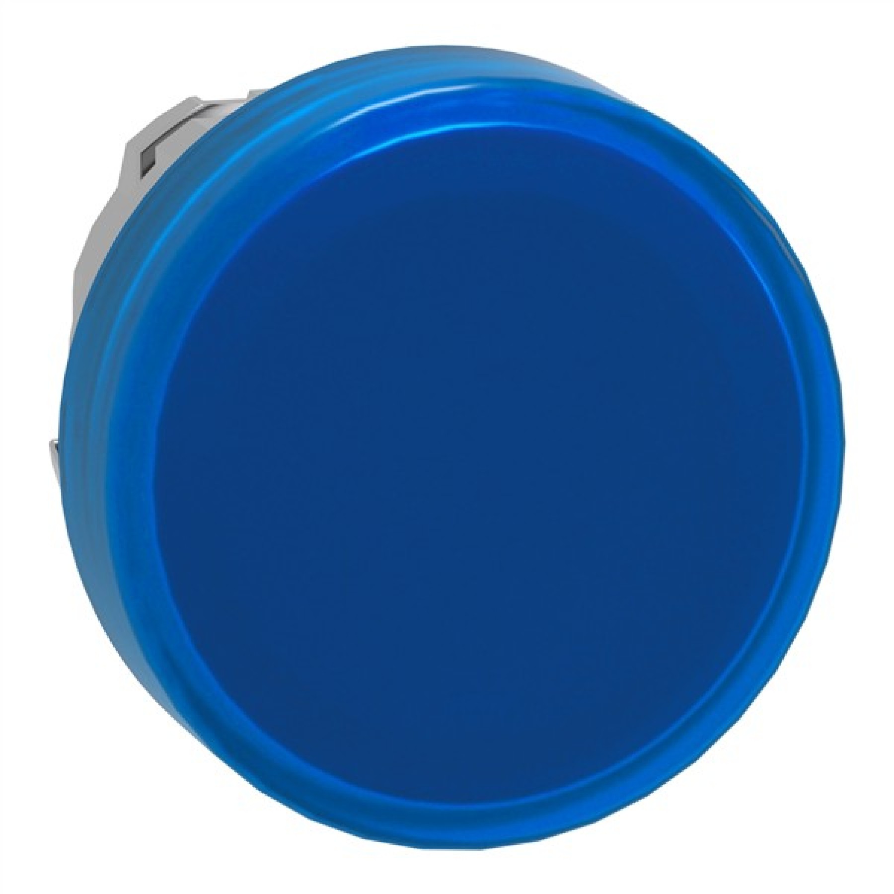 Schneider ZB4BV063 Electric Head for pilot light Harmony XB4 metal blue 22mm universal LED plain lens