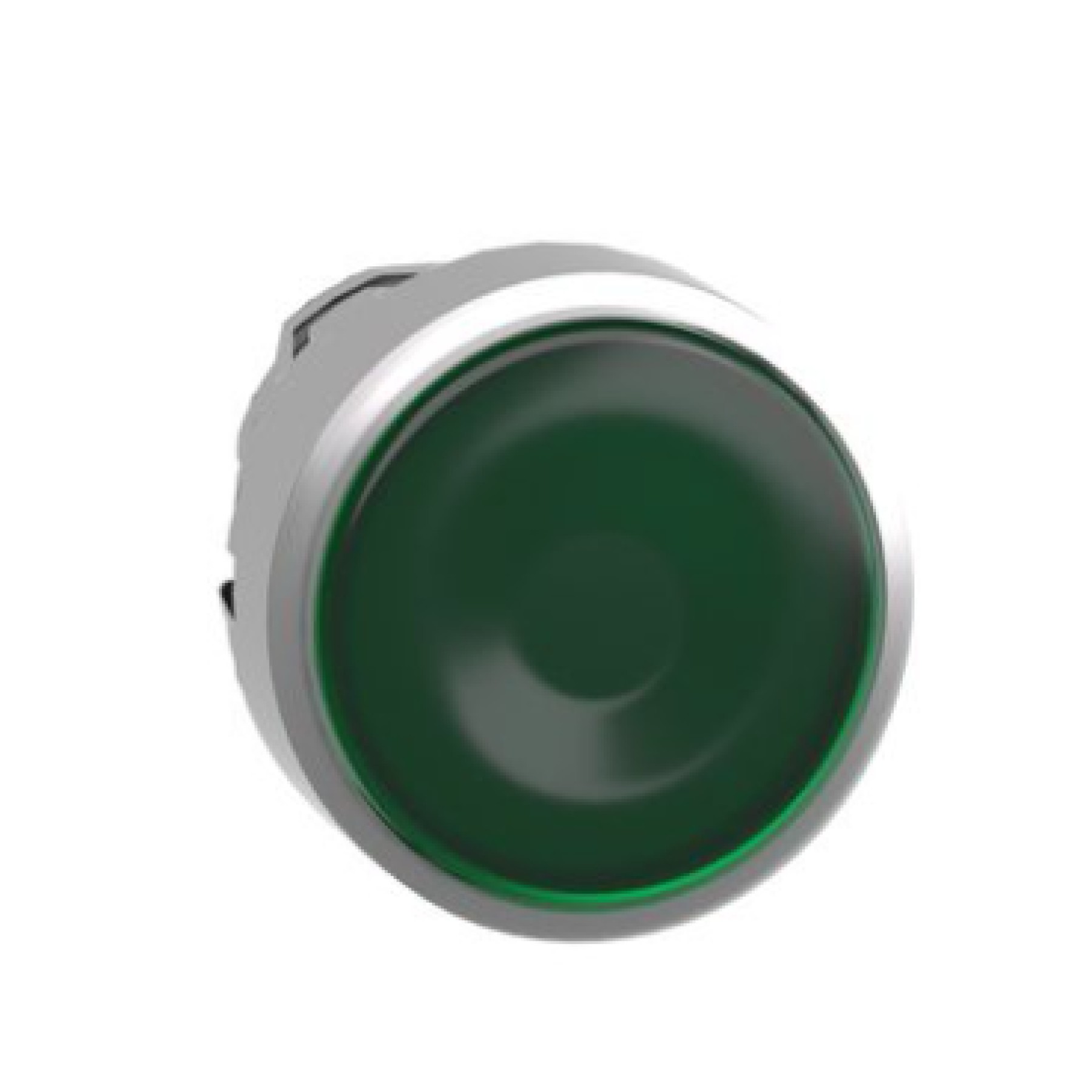 Schneider ZB4BW333 Electric Head for illuminated push button Harmony XB4 metal green flush 22mm universal LED spring return plan lens
