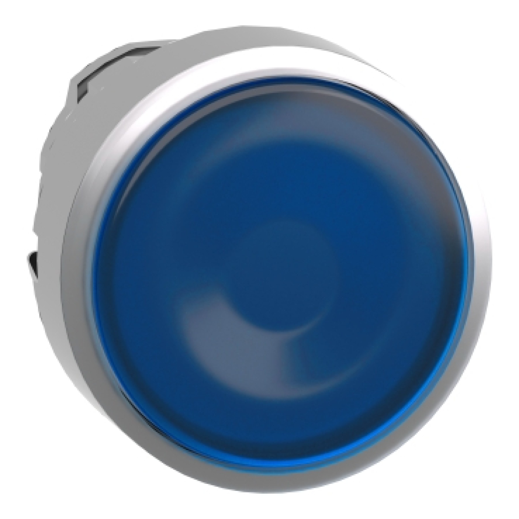 Schneider ZB4BW363 Electric Head for illuminated push button Harmony XB4 metal blue flush 22mm universal LED spring return plan lens
