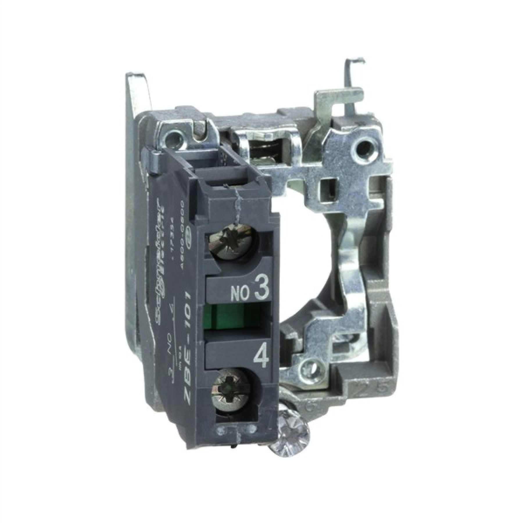 Schneider ZB4BZ101 Electric PushButton body 1 NC Contact contact block with body-fixing collar metal screw clamp terminal