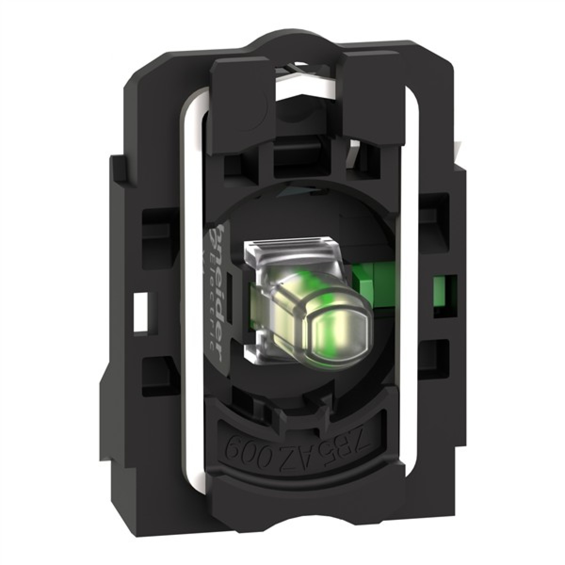 Schneider ZB5AW0M11 Electric Complete body contact assembly and light block Harmony XB5 plastic universal LED body fixing collar 1NO 230-240VAC