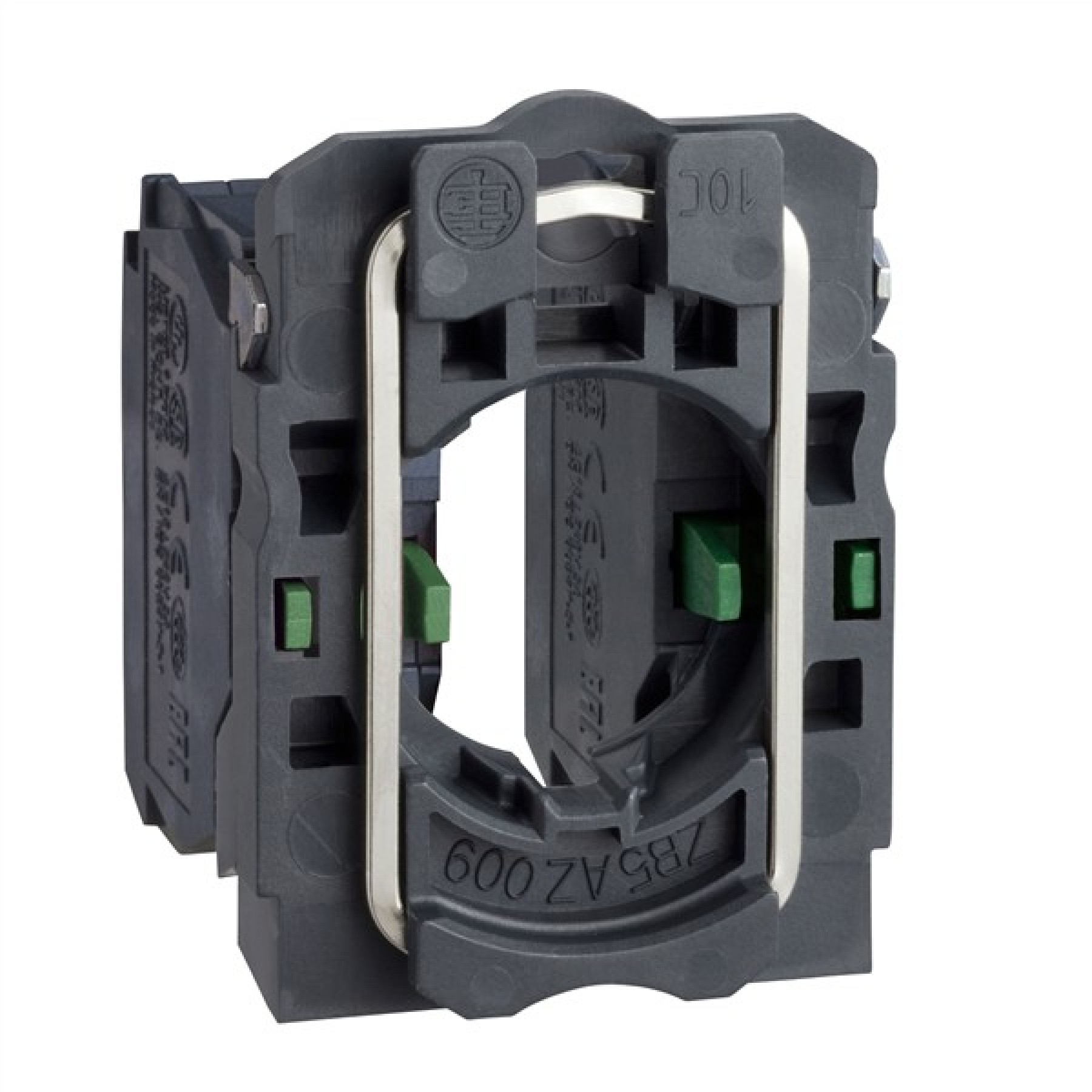 Schneider ZB5AZ103 Electric Harmony 22mm Push Button XB5 operators contact block with mounting collar 1 NC screw clamp terminal