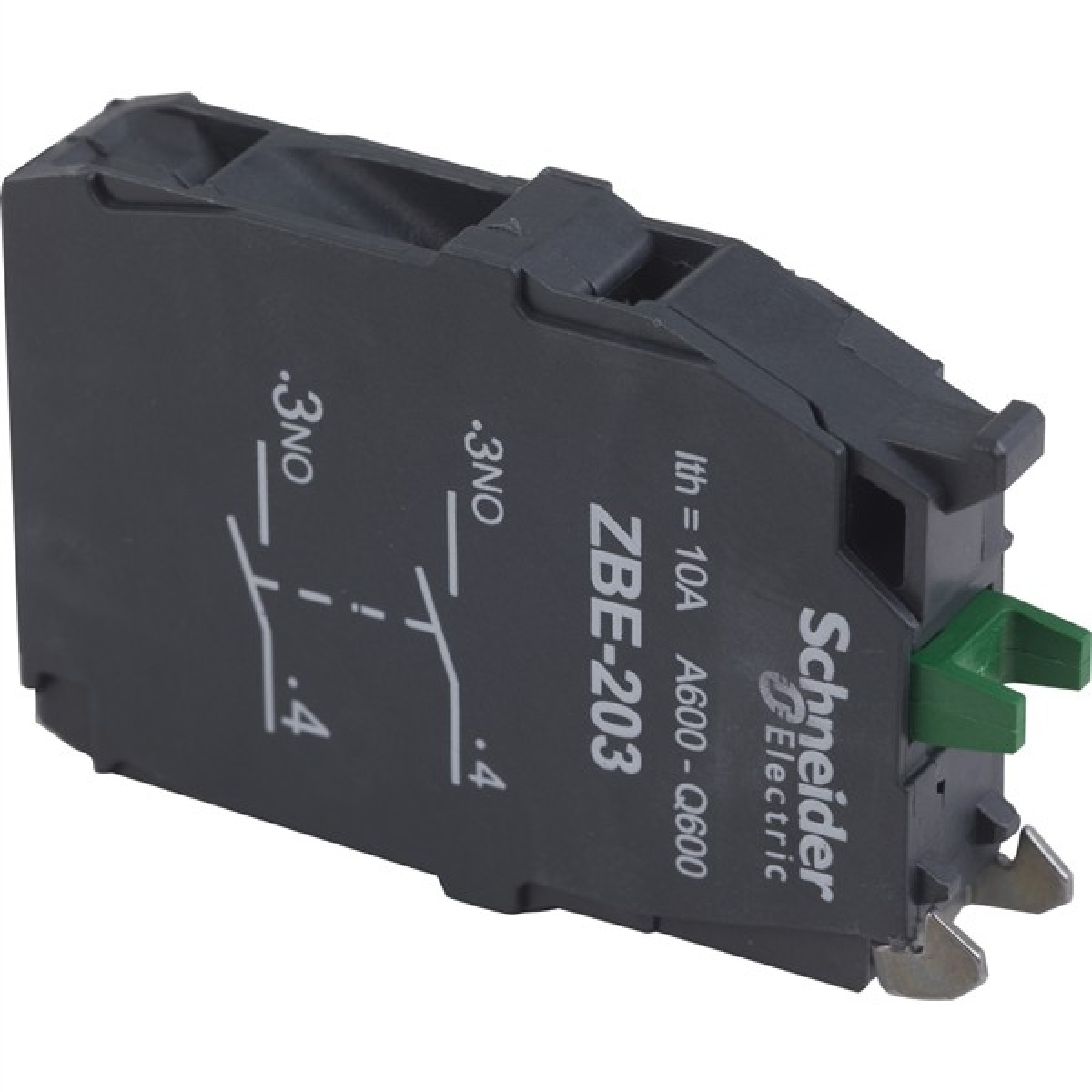 Schneider ZBE203 Electric double contact block's for head 2NO screw clamp terminal zb4 zb5
