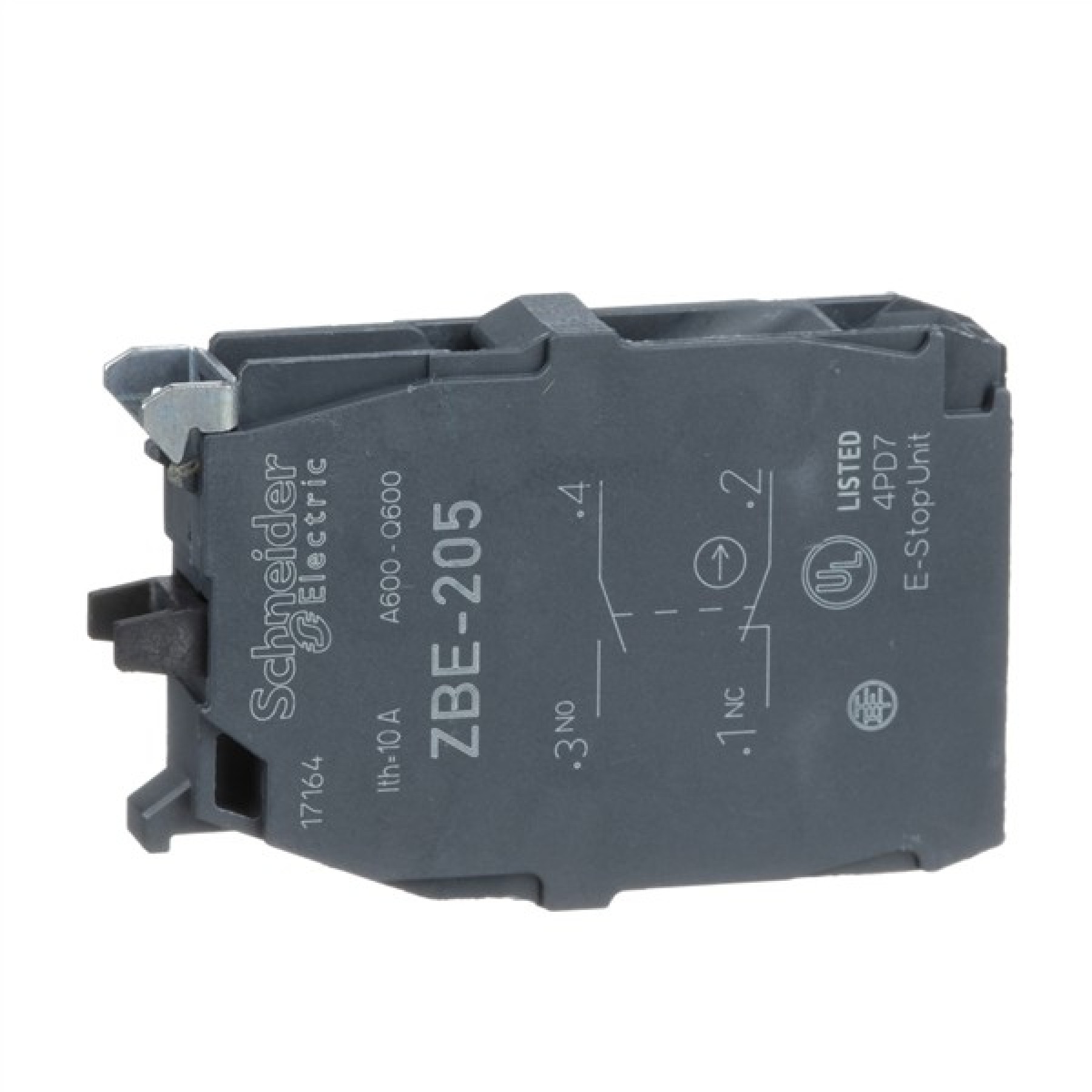 Schneider ZBE205 Electric double contact block's for head 1NO+1NC screw clamp terminal zb4 zb5