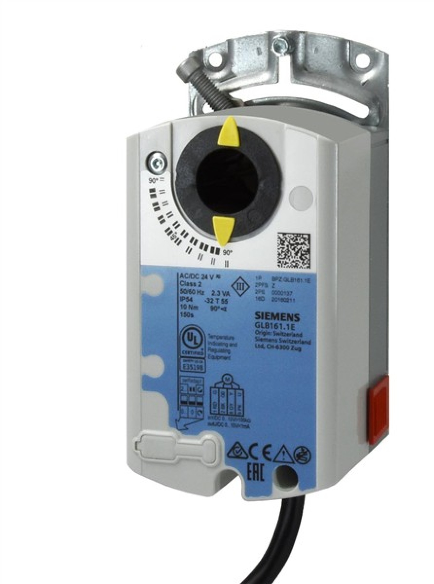 Siemens GLB341.1E 10Nm Rotary Damper Actuator 3 Position Control 100-240 V