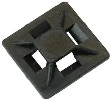 Partex HFC 2/4 BLACK Cable Tie Base Black 28mm x 28mm